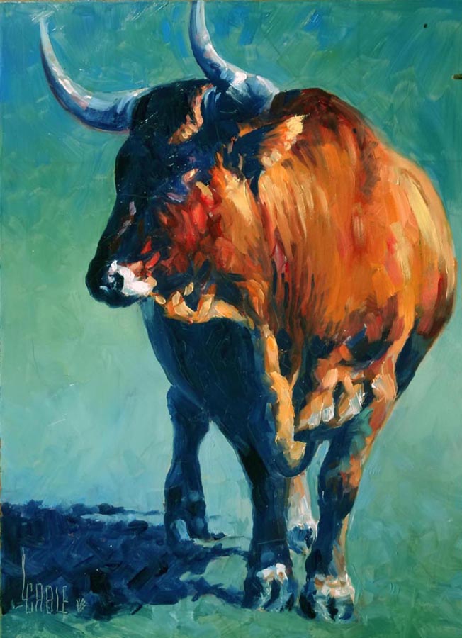 Moonlit Longhorn